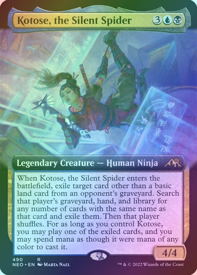 Kotose, the Silent Spider (NEO) (490) / Extended Art / Foil