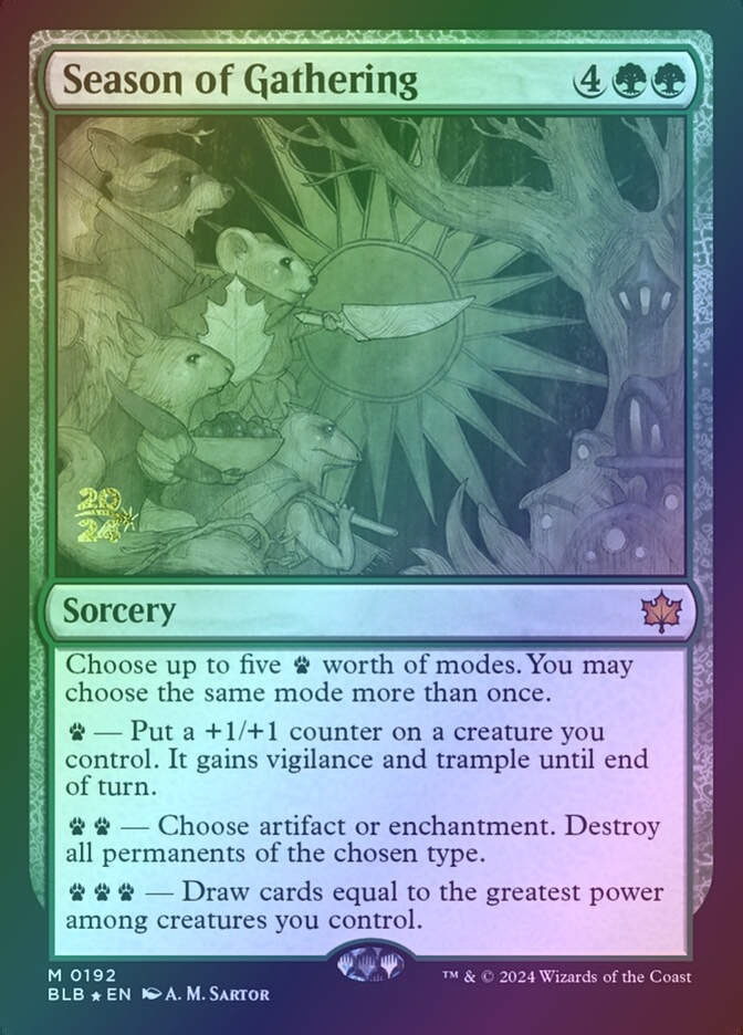 Season of Gathering (PBLB) (192s) / Foil