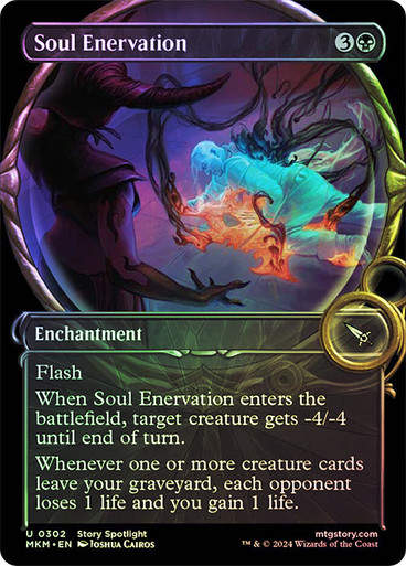 Soul Enervation (mkm) (302) / Showcase Foil