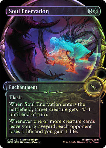 Soul Enervation (mkm) (302) / Showcase Foil