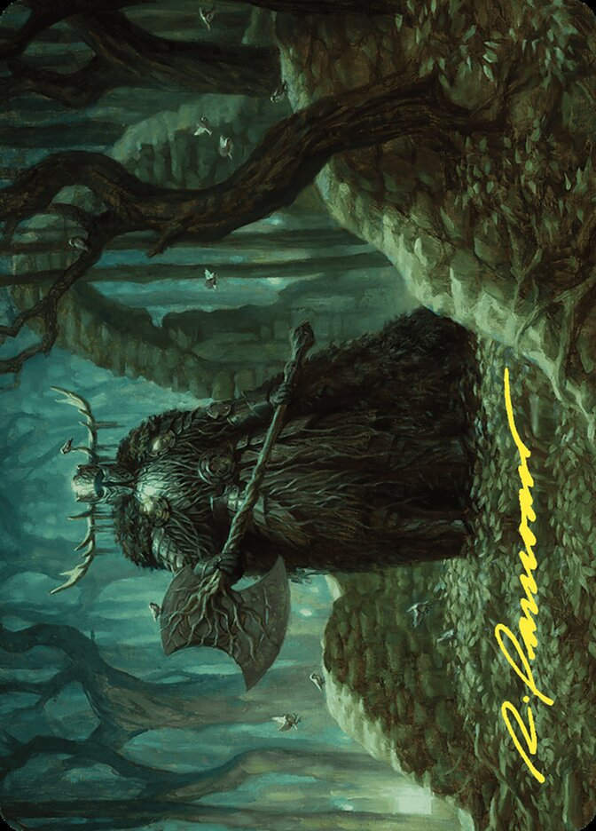 Mosswood Dreadknight (AWOE) (40) / Firma Dorada