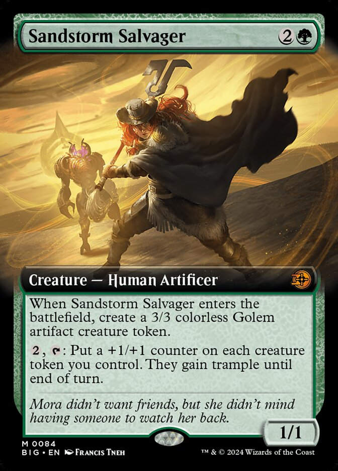 Sandstorm Salvager (BIG) (84) / Extended Art