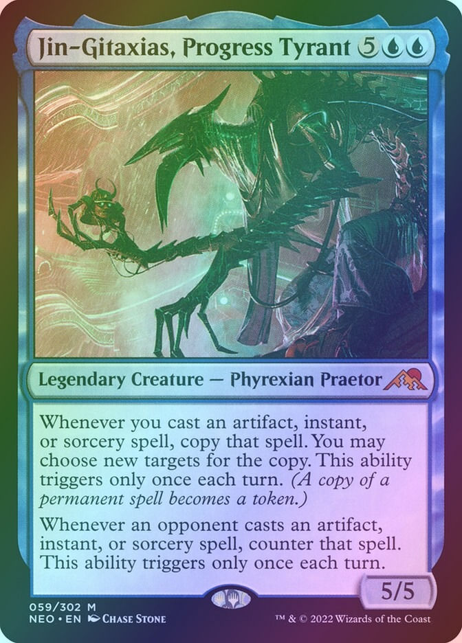Jin-Gitaxias, Progress Tyrant (NEO) (59) / Foil