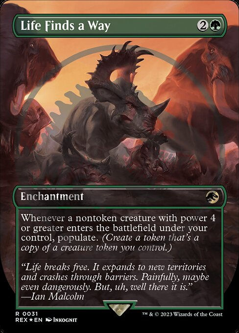 Life Finds a Way (rex) / Embossed Foil
