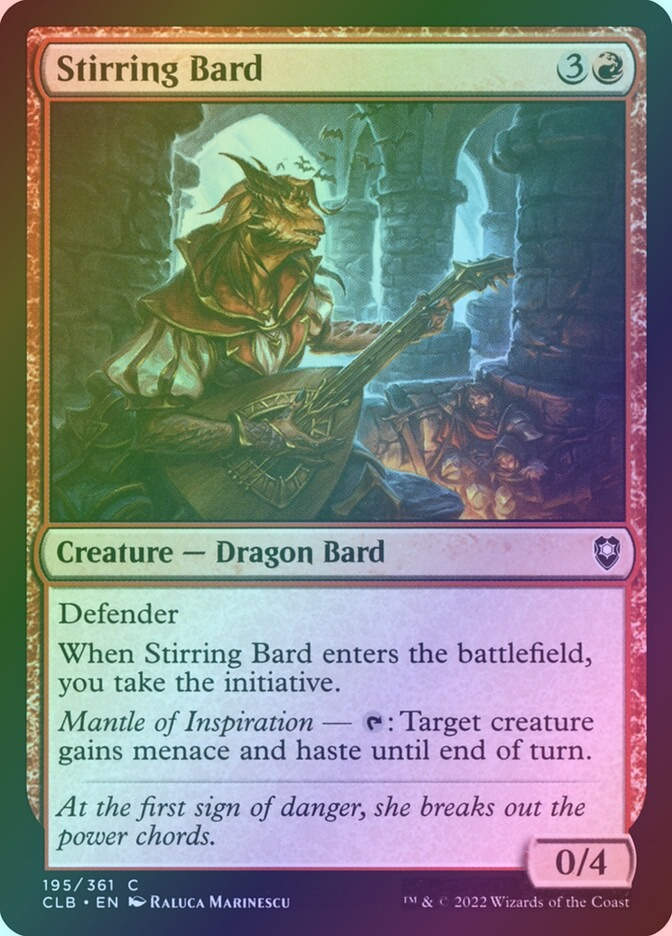 Stirring Bard (CLB) (195) / Foil
