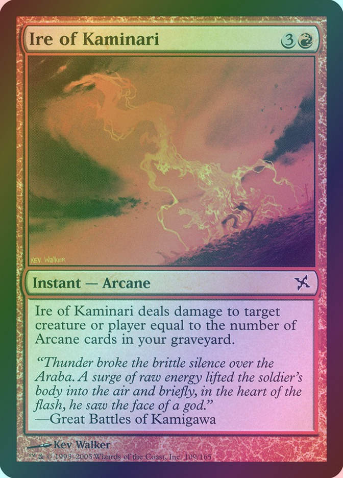 Ire of Kaminari (BOK) (109) / Foil