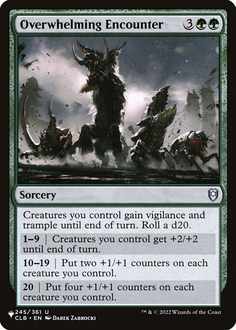 Overwhelming Encounter (PLST) (CLB-245)