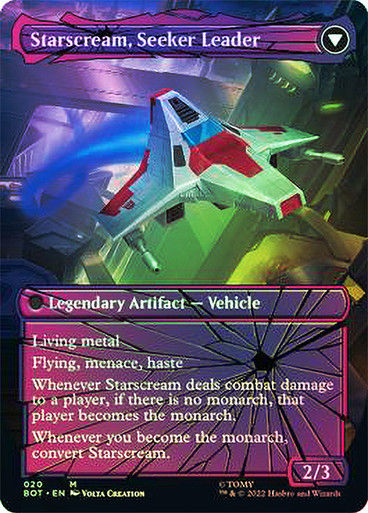 Starscream, Power Hungry // Starscream, Seeker Leader (BOT) (20) / Foil — cara 2 de 2