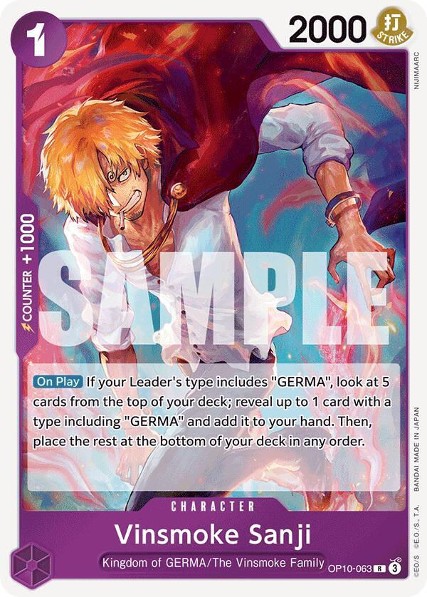 Vinsmoke Sanji (OP10-063) / Foil