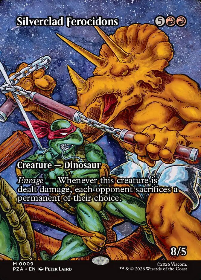 Silverclad Ferocidons (PZA) (9) / Borderless