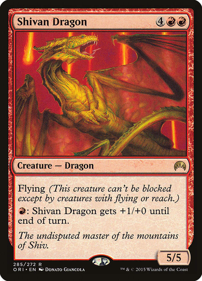 Shivan Dragon (ORI) (285)