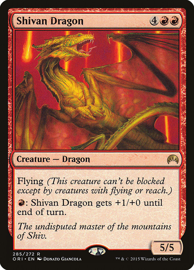 Shivan Dragon (ORI) (285)