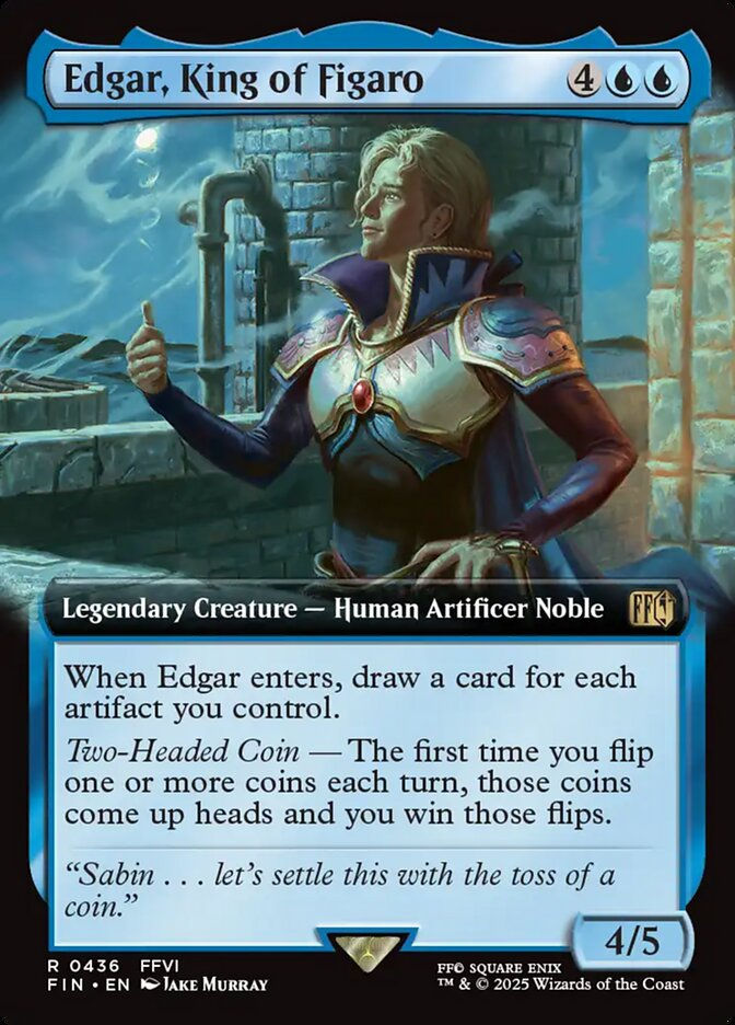 Edgar, King of Figaro (FIN) (436) / Extended Art