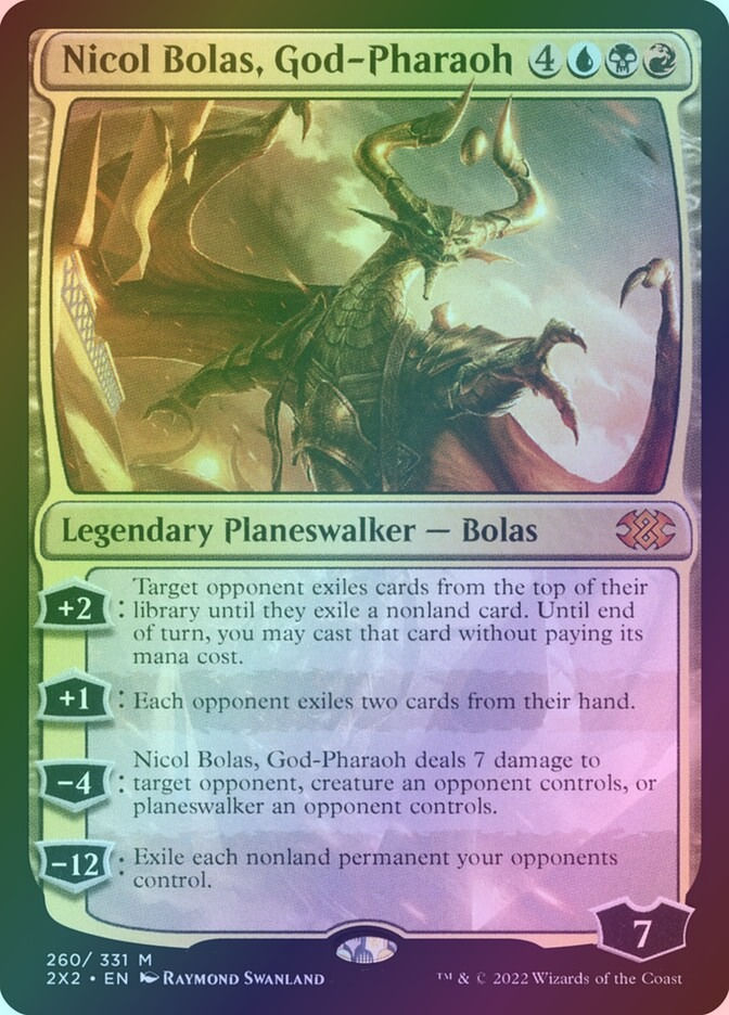 Nicol Bolas, God-Pharaoh (2X2) (260) / Foil