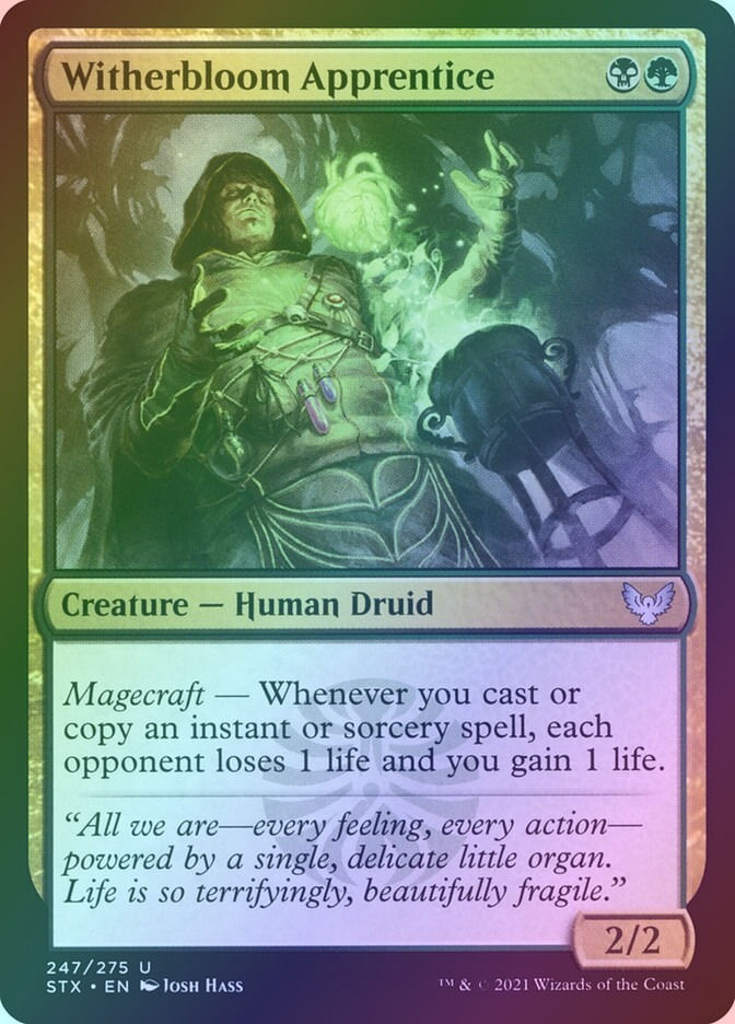 Witherbloom Apprentice (STX) (247) / Foil