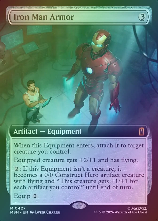 Iron Man Armor (MSH) (427) / Extended Art / Foil