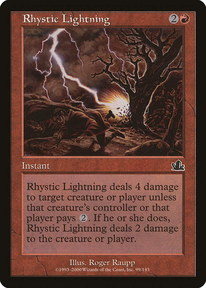 Rhystic Lightning (PCY) (99)