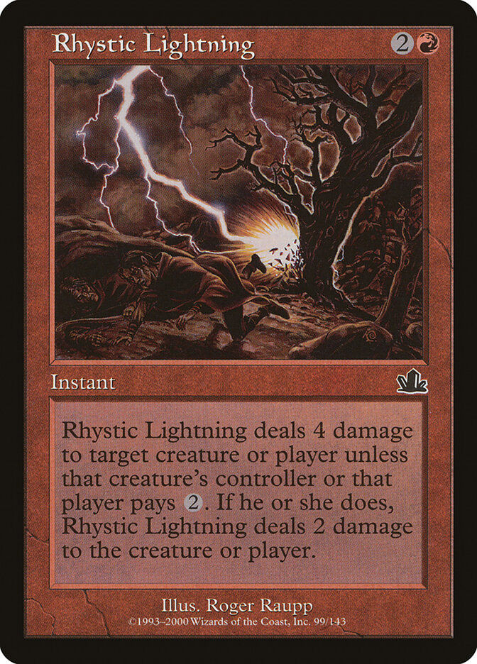 Rhystic Lightning (PCY) (99)