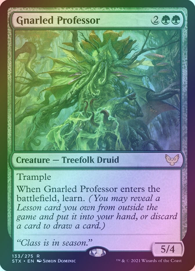 Gnarled Professor (STX) (133) / Foil