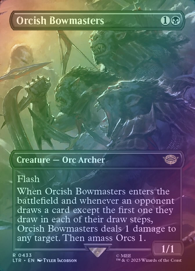 Orcish Bowmasters (LTR) (433) / Borderless / Foil