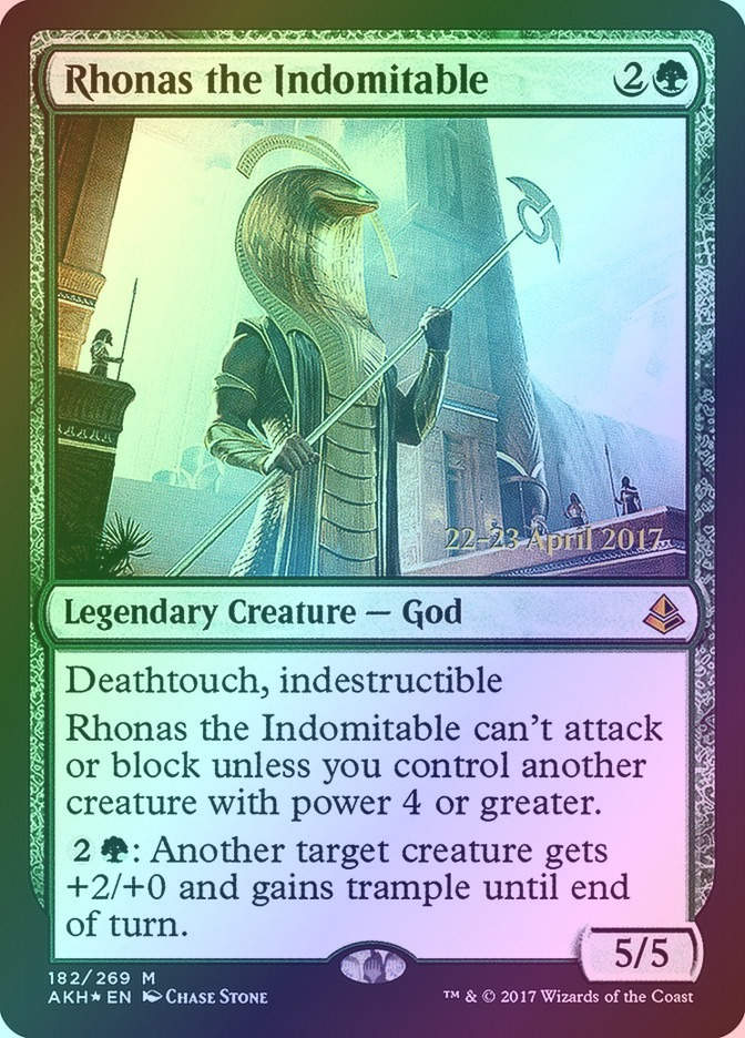 Rhonas the Indomitable (PAKH) (182s) / Foil