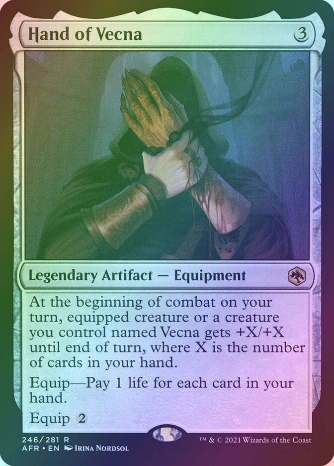 Hand of Vecna (AFR) (246) / Foil