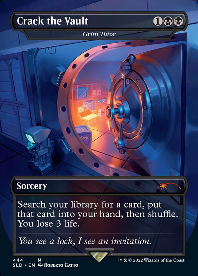 Grim Tutor (SLD) (444) / Borderless