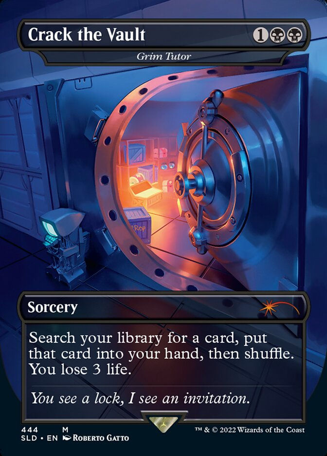 Grim Tutor (SLD) (444) / Borderless