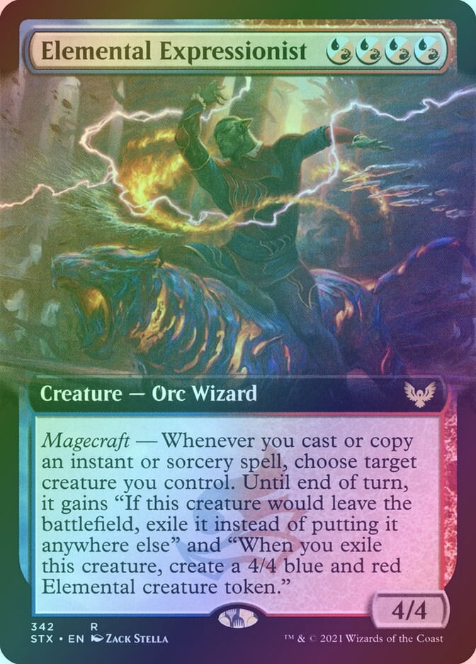 Elemental Expressionist (STX) (342) / Extended Art / Foil