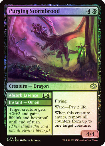 Purging Stormbrood // Absorb Essence (TDM) (213) / Foil