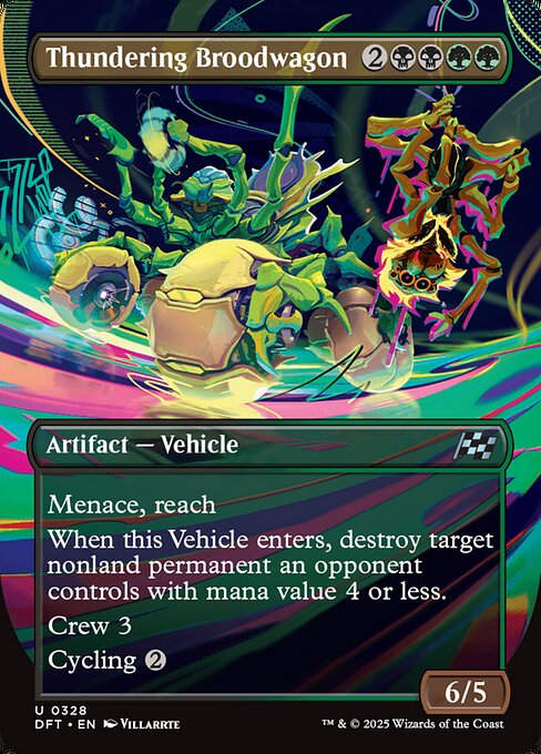 Thundering Broodwagon (DFT) (328) / Borderless