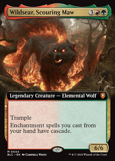 Wildsear, Scouring Maw (blc) (44) / Extended Art