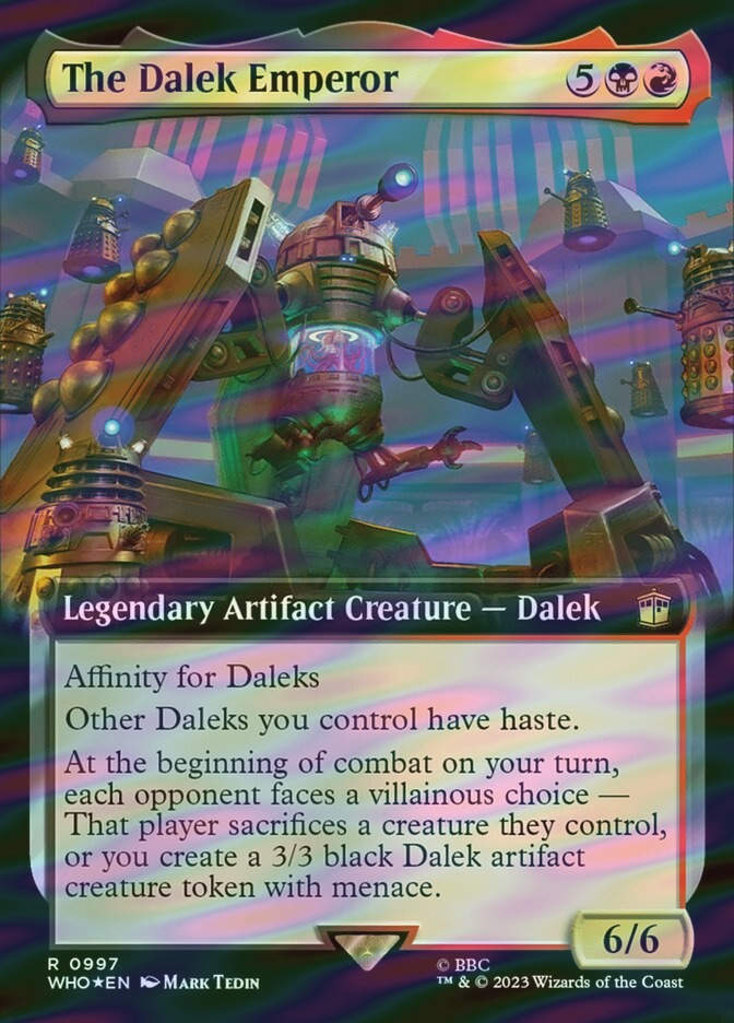 The Dalek Emperor (WHO) (997) / Extended Art / Surge Foil