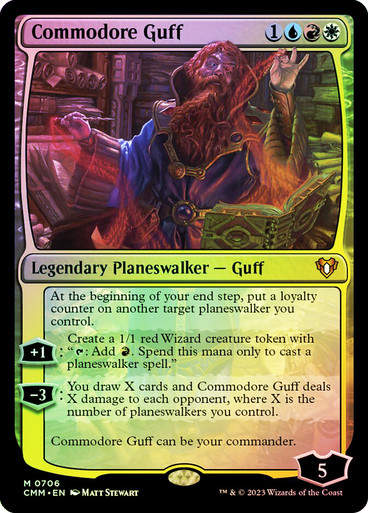 Commodore Guff (cmm) (Commander Deck) / Foil