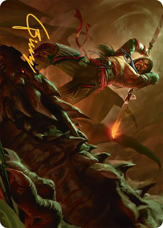 Sarkhan's Resolve Art Card 18/54 (ATDM)