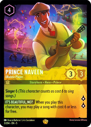 Prince Naveen - Ukulele Player (LOR_SHS) / Foil