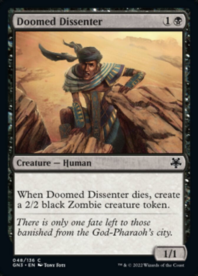 Doomed Dissenter (GN3)