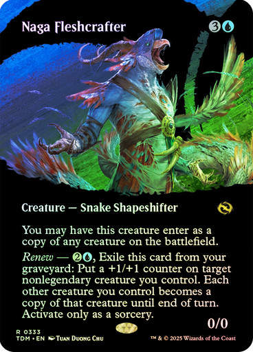 Naga Fleshcrafter (TDM) (333) / Foil / Showcase BL