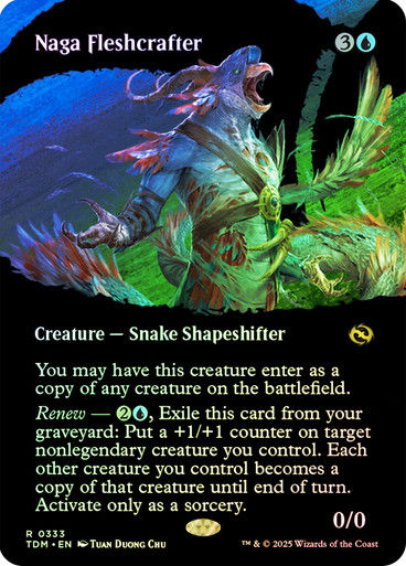 Naga Fleshcrafter (TDM) (333) / Foil / Showcase BL