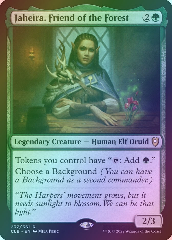 Jaheira, Friend of the Forest (CLB) (237) / Foil
