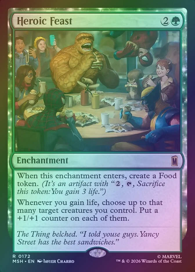 Heroic Feast (MSH) (172) / Foil