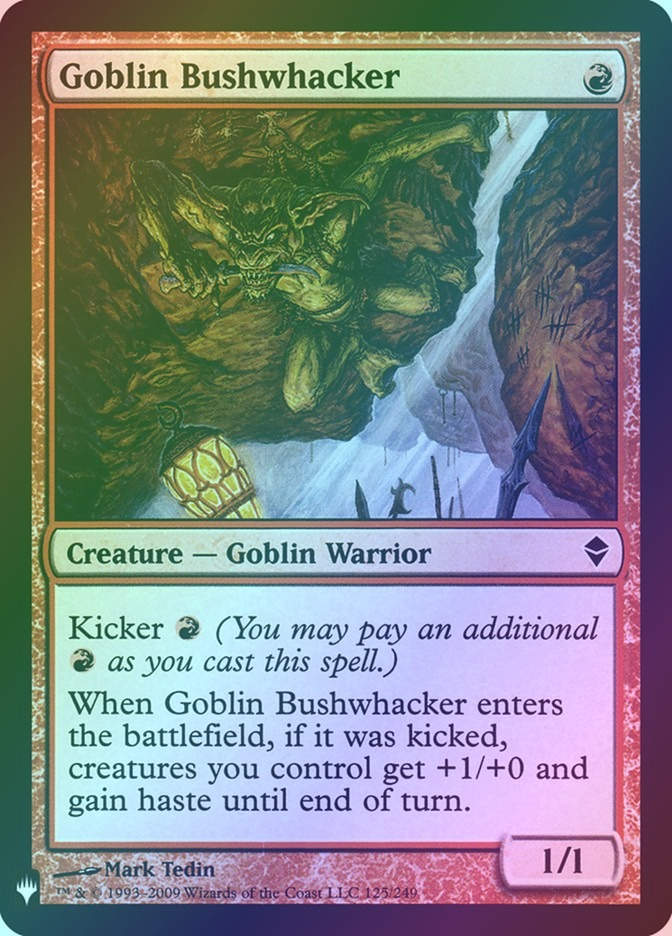 Goblin Bushwhacker (PLST) (ZEN-125) / Foil