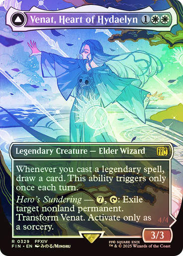 Venat, Heart of Hydaelyn // (FIN) (329) / Borderless / Foil