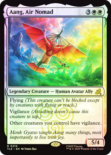 Aang, Air Nomad (TLE) (210) / Foil