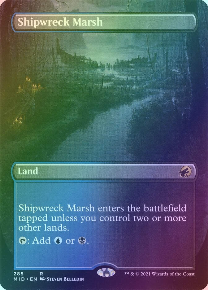 Shipwreck Marsh (MID) (285) / Borderless / Foil