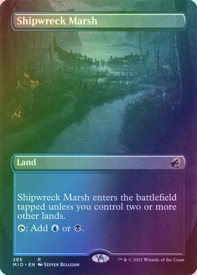 Shipwreck Marsh (MID) (285) / Borderless / Foil