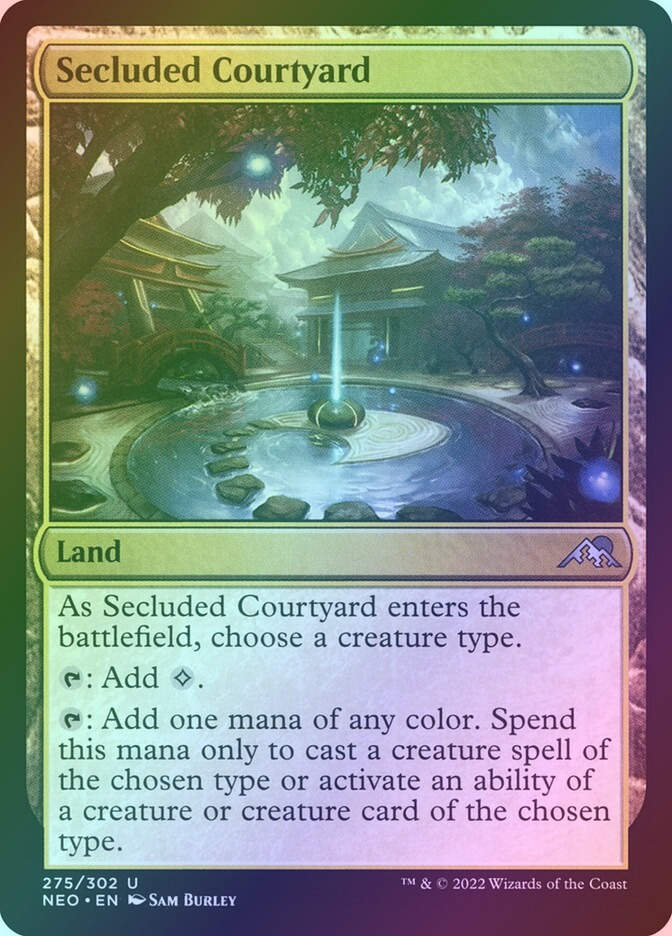 Secluded Courtyard (NEO) (275) / Foil
