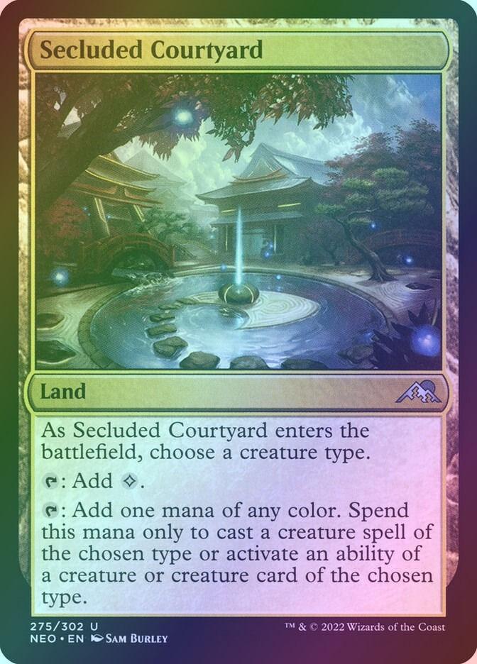 Secluded Courtyard (NEO) (275) / Foil