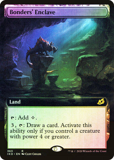 Bonders' Enclave (IKO) (363) / Extended Art / Foil