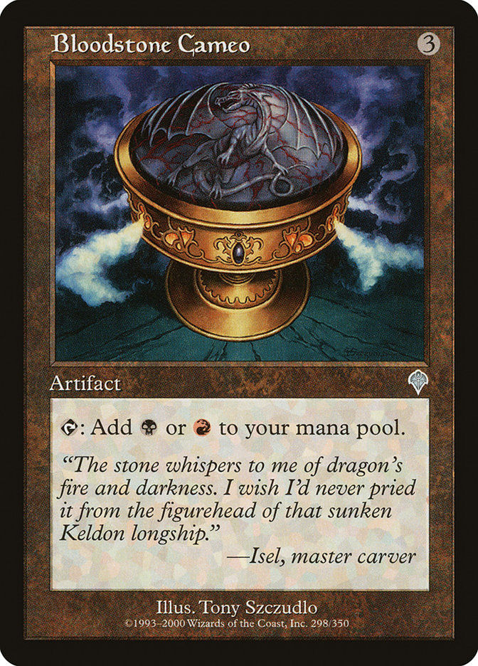 Bloodstone Cameo (INV) (298)